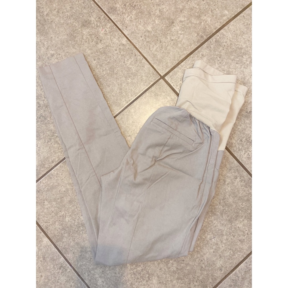 Tan Maternity Dress Pants